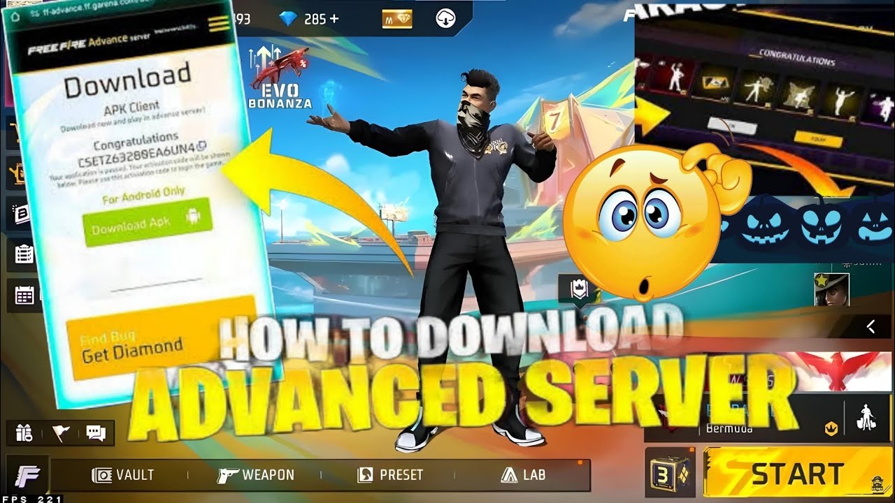 how to download & open ob49 advance server free fire | advance server free fire | ff advance server