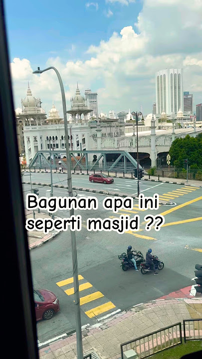 Ada yang tau ini bagunan apa ?  #kualalumpur #virtualwalking #monorail #jalanjalan