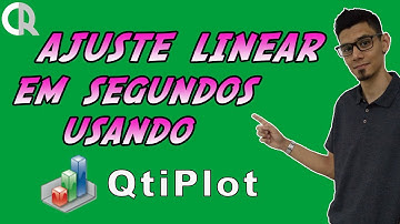 CALCULE O AJUSTE LINEAR USANDO QtiPLOT  (COEFICIENTES E GRÁFICO) | AULA 5
