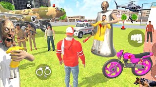 Papa Ko Granny ne Pakad Liya Aaj 🎉😈 Indian Theft Auto Simulator 💥🤯 Indian Bikes Driving 3d Game  screenshot 4