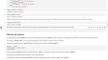 7.3 Comparación de cadenas