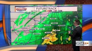 Jacob: "Rain and thunder tonight, some severe weather possible"