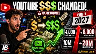  YouTube Monetization Policy 2027 + AI Content Policy| Watch Page & Shorts Terms Updates Update