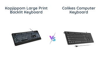 ⌨️ Keyboard Comparison: Large Print Backlit vs Low Profile Chiclet