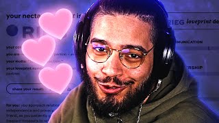 I Took a Love Test... (Online Love Test)
The Nectar Love Print Test! I got a little curious about the type of person I am in a relationship, so I decided to take an online love test to find out if Im REALLY the prize...
Take the Nectar Love print Test for yourself! https://www.lovecommanectar.com/
Watch me LIVE ► https://www.twitch.tv/omegapro
Follow my Twitter ► https://twitter.com/OmegaProYT
Follow my TikTok ► https://www.tiktok.com/@omegaprotv
Follow my Instagram ► https://www.instagram.com/omegapro.jpg
All VODS & Highlights Here ► https://www.youtube.com/channel/UCKB5...
Business Inquiries: omegapro@moreyellow.com
Edited by: https://twitter.com/GoodNewsFromCJ I Took a Love Test... (Online Love Test)