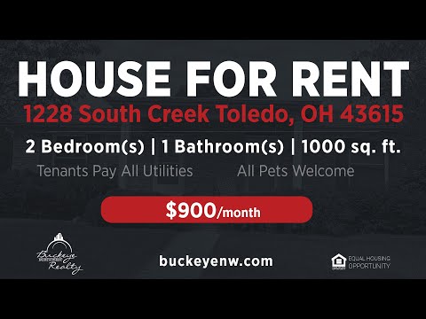 1228 South Creek, Toledo, OH home video tour