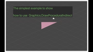 Unity URP GPU Voxel Grass DevLog | The simplest example of Graphics.DrawProceduralIndirect