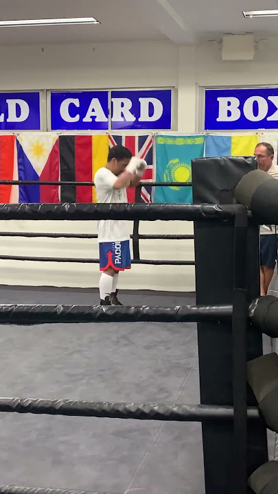 💪🏻PACMAN SHARP AS EVER #mannypacquiao #pacquiao #boxing #pacman #jakepaul