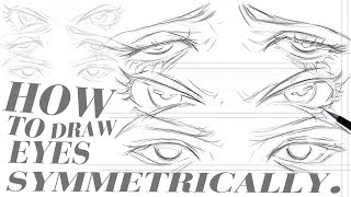👀 SYMMETRICAL EYES TUTORIAL 👀