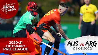 Replay: 2020-21 FIH Hockey Pro League: Australia vs Argentina, Game 1 screenshot 3