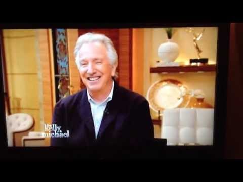Alan Rickman шоу Kelly & Michael 06/2015