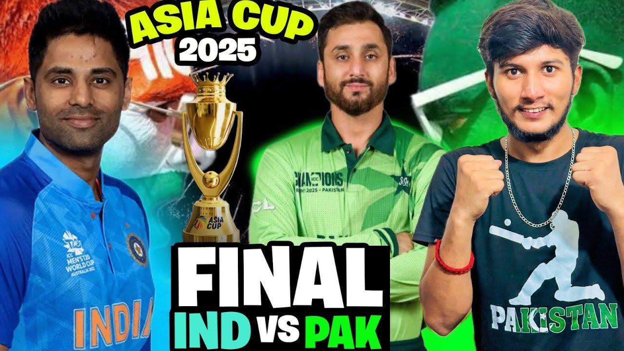🏏 Pakistan vs India | Asia Cup 2025 Final | Dubai 🏏