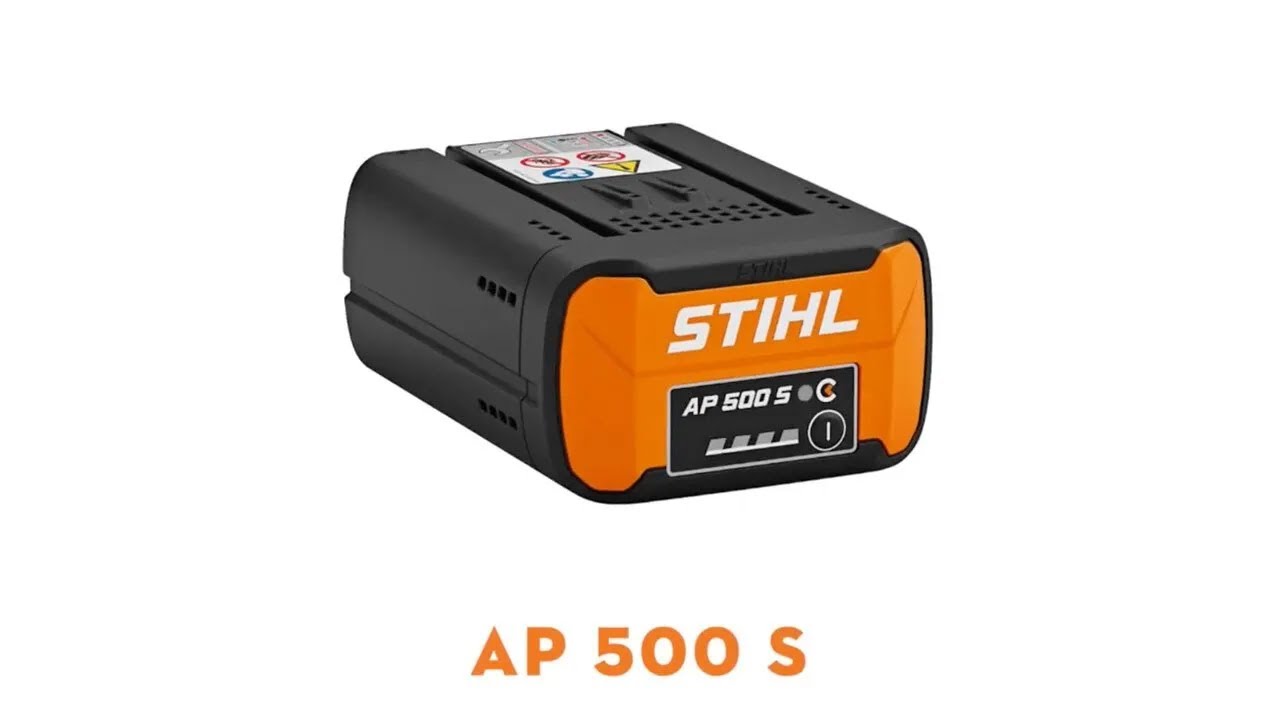 STIHL AP 500 S Battery | STIHL AP Battery System | STIHL GB - YouTube