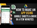 💻 Build a App Using Google Drive & Sheets (No Code!)