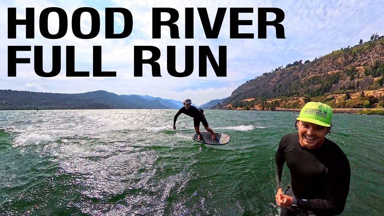 HOOD RIVER FULL RUN ON THE 4'2" AMP