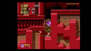 Sonic the Hedgehog Scorched Quest Flame Yard Zone Act 3 And Unfinished Cutscene Gameplay