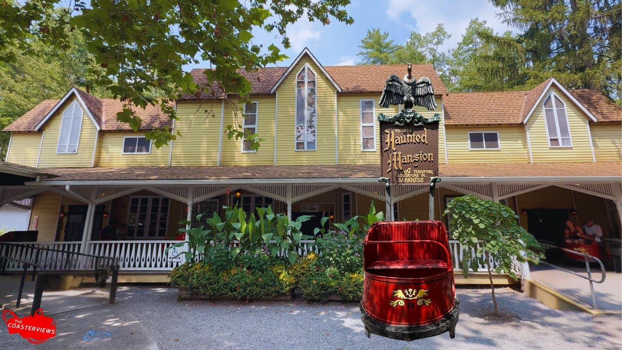 Knoebels Haunted Mansion Dark Ride 4K-POV