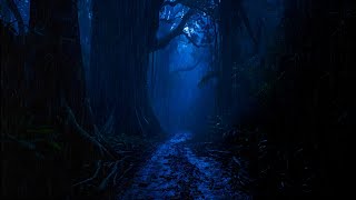 🌧️ Dark Jungle Rain at Night 🌙 Fall Asleep Fast | Deep Sleep Rain Sounds