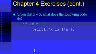 0409 C programming Exercises