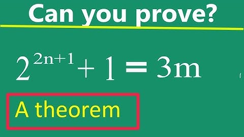 Multiples of 3: a theorem