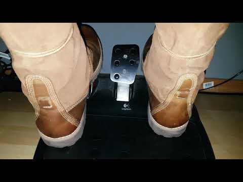 euro truck 2 gameplay in my Timberland boots pumping pedals and drive crush fetish #CRUSHFETISH_8989