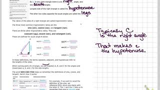 Famous 7 2 Notes Right Triangle Trigonometry page 1 Profile