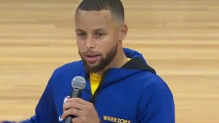 Stephen Curry Welcomes Warriors Fan Back to Chase Center | DEN vs GS
