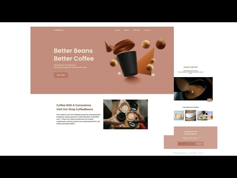 Responsive Single Page Website Using HTML CSS And JavaScript | LetsGrowMore