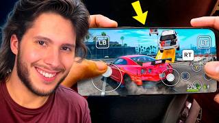 Joguei GTA 5 RP no meu CELULAR! (INÉDITO)