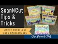 Brother ScanNCut Tips & Tricks - Card Backgrounds - Simply Marbelous by Stampin’ Up!