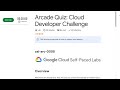 Arcade Quiz: Cloud Developer Challenge | osl-arc-0008 || Google Arcade