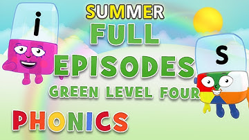 #SummerLearning Alphablocks - Green Level Four | FULL EPISODES 4-6 | Learn to Read #HomeSchooling