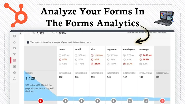 How to analyze your forms in the forms analytics in HubSpot