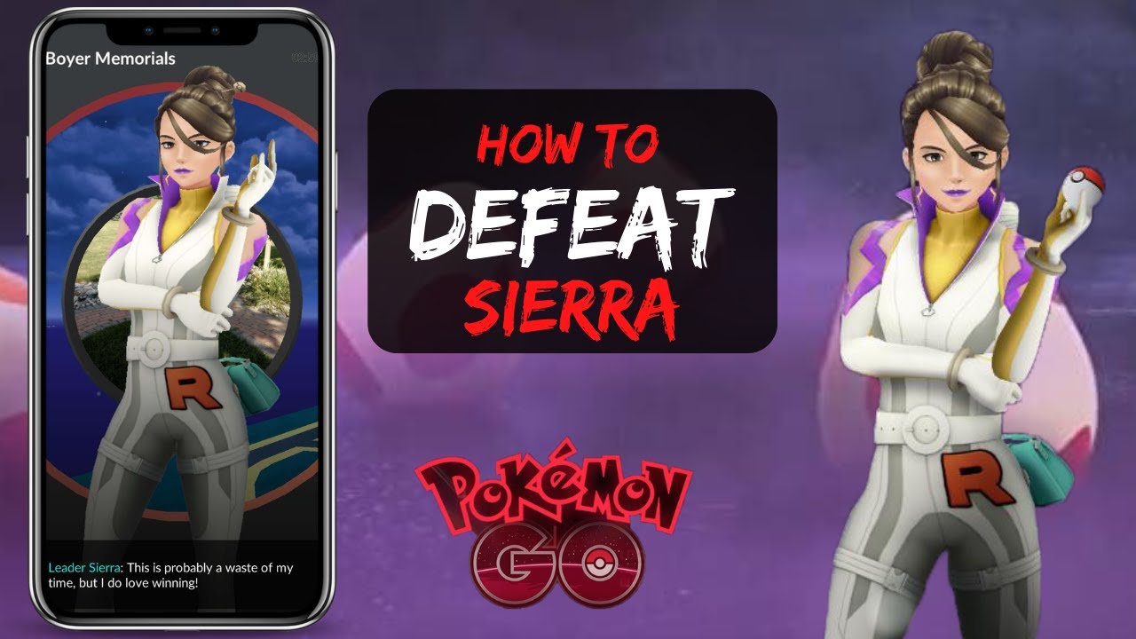 How to Defeat Sierra in Pokémon GO (November 2022) YouTube