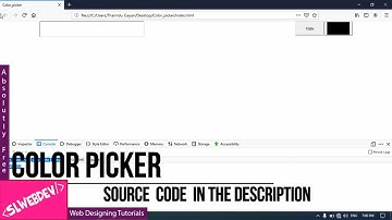Color Picker in HTML CSS And JAVASCRIPT