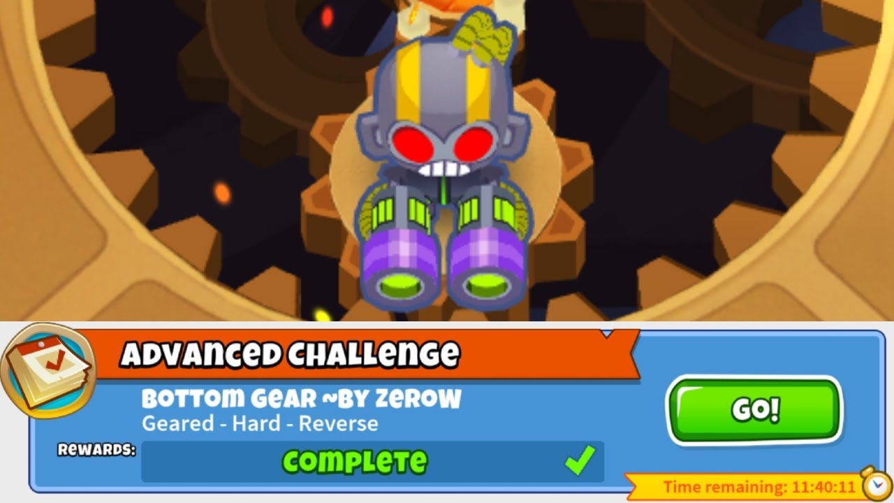 BTD6 Advanced Challenge Bottom Gear 10/21/23 YouTube