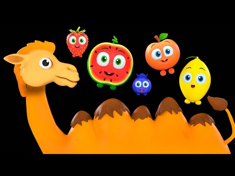 Alice The Camel Kids Songs | Funky Fruits Baby Sensory - Cute Veggie's Dance Party x Fun Video !