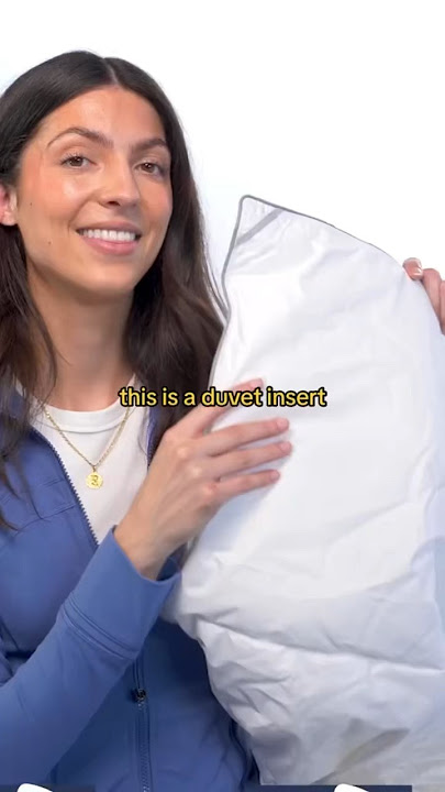 Duvet Cover vs Comforter vs Duvet Insert - What's The Difference? #shorts #sleep #bedding #duvet