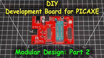 Uni-Byte 0186 - DIY Development Board for PICAXE (Modular DESIGN)