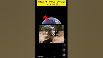 CREEPY STRANGE SCULPTURE 😱ON GOOGLE MAP AND GOOGLE EARTH 🌎#shorts #earth4u
