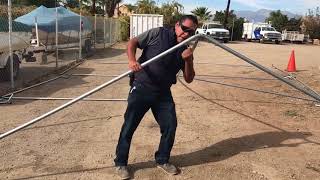 How to Install a Canopy - Como instalar una carpa para fiestas