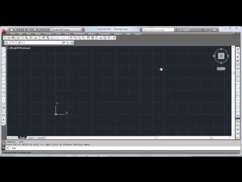 autocad 2013 tutorial 1  [Getting started]