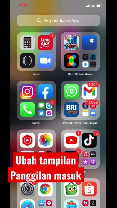 Ubah Tampilan Panggilan Masuk Iphone