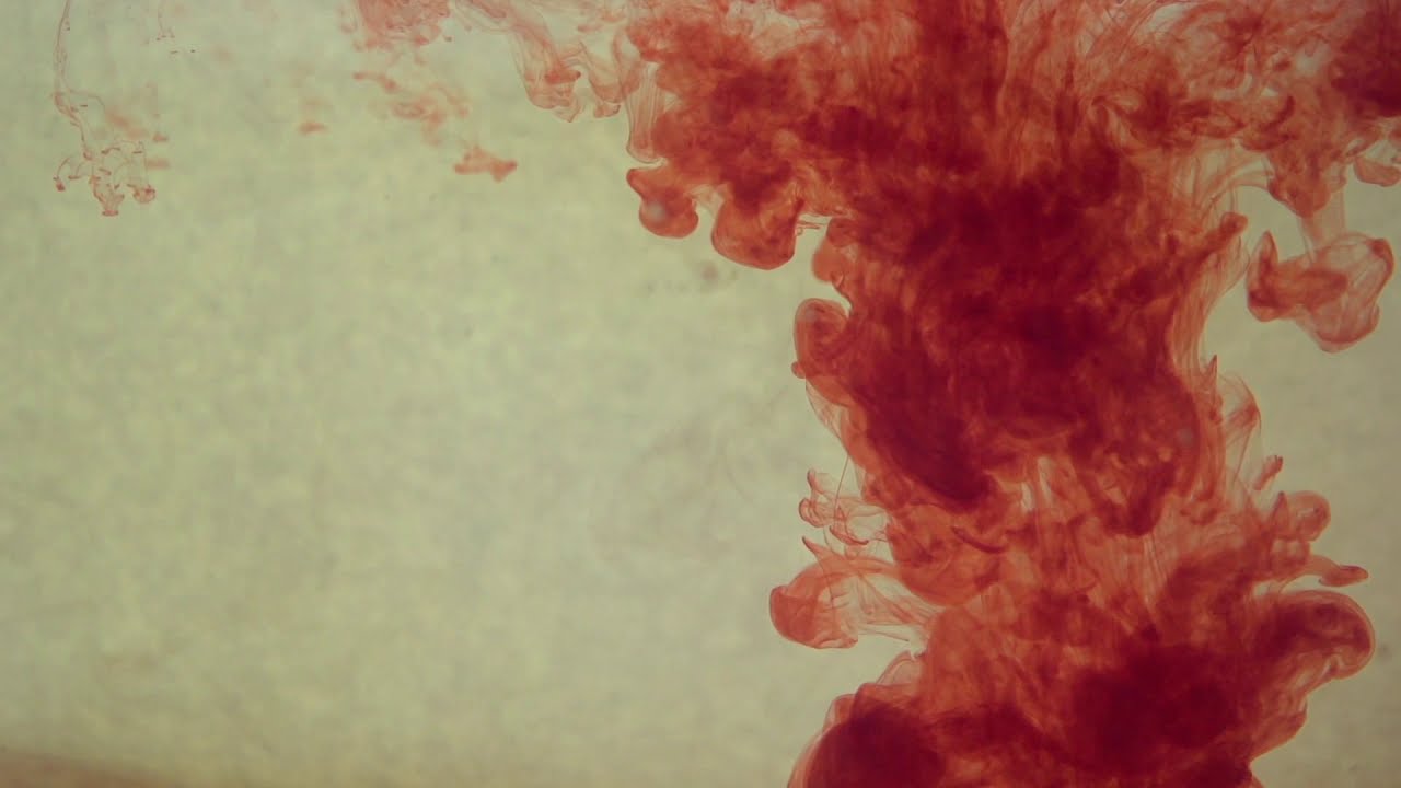 Red Ink poured into Water on Slow Motion - YouTube