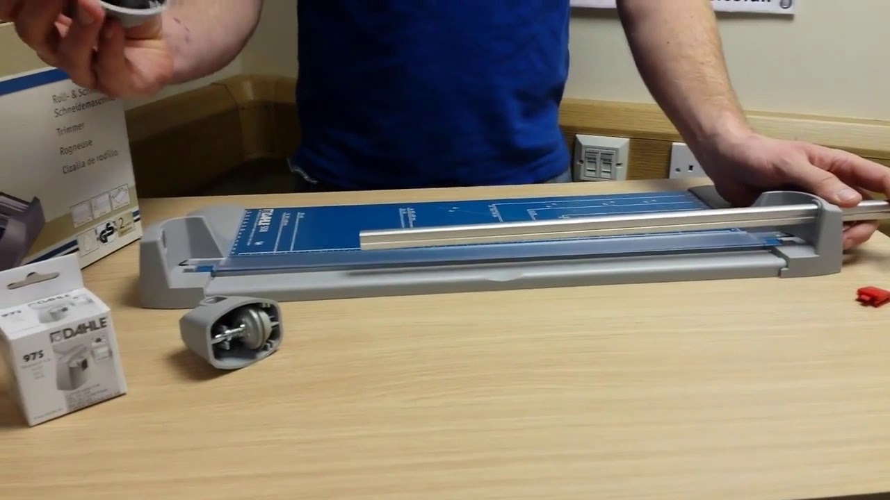 Changing and Realigning the blade on a Dahle 507 & 508 Paper Trimmer