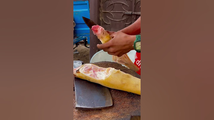 Fastest Paya Cutting Skill | Cow Feet Cutting Master | Trotters Cutting