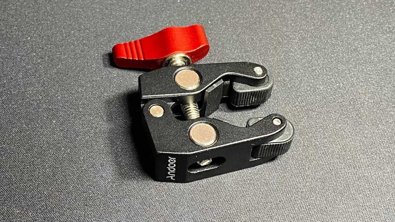 Andoer Super Clamp Tripod Clamp Crab Pliers Clip With 1/4 Inch & 3/8 Inch Screw Hole For DSLR Rig LCD Monitor Studio Light Camera Magic Arm, Orange - View #7