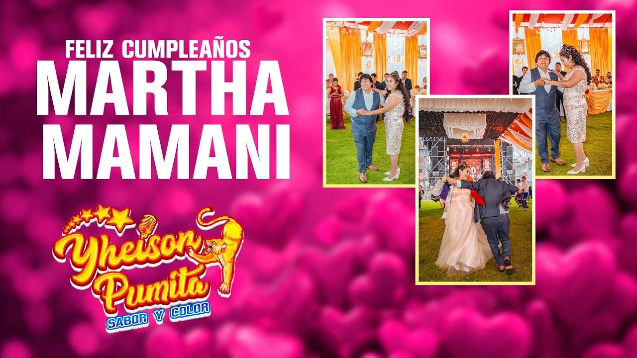 ♪YHEISON PUMITA   ▶ MIX 1 ♫ VIDEO EN CONCIERTO CUMPLEAÑOS DE MARTHA MAMANI