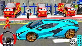 New Lamborghini & Kia Cargo Pickup Truck For Parking🅿️ 3D Driving Class 2026 - Android iOS Gameplay🎮 screenshot 1