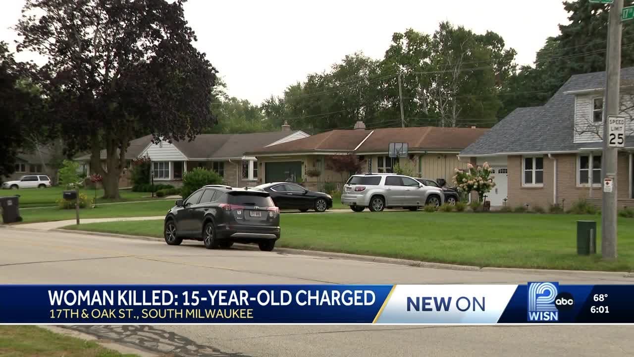 Boy, 15, charged with homicide in death of South Milwaukee woman - YouTube